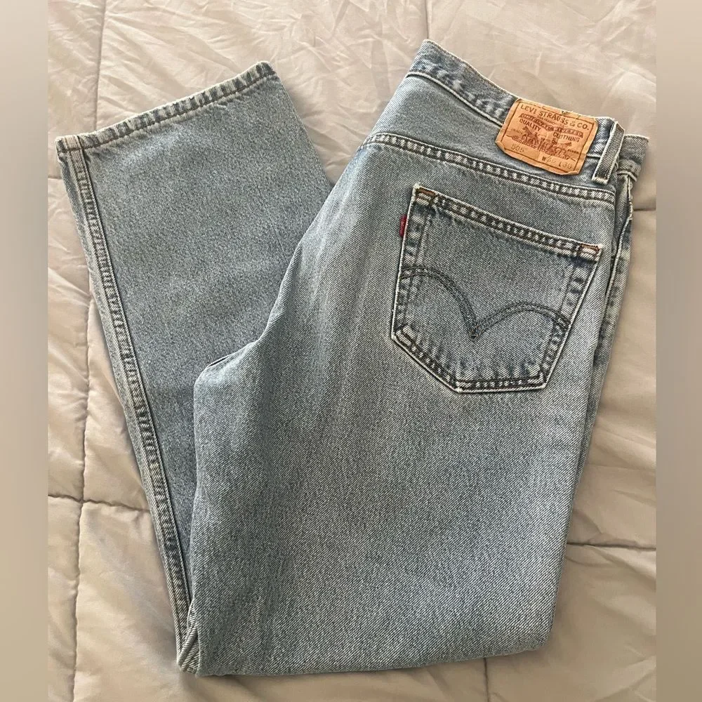 Levi's Light Blue 505 Regular Fit Men's Jeans Size 36X30